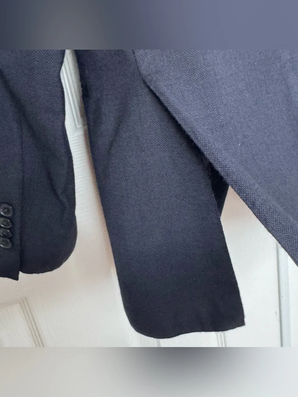 Suitsupply Size 36 Wool Navy  Blue Tailored Fit Super 130S HavanaSuit Jacket
